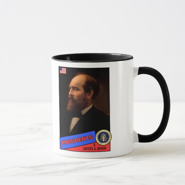 Chester A. Arthur Basebollkort Mugg (Höger)