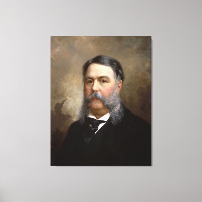 CHESTER A. ARTHUR Porträtt med Ole P.H. Balling Canvastryck (Framsida)