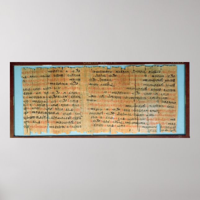 Chester Beatty Medical Papyrus Poster (Framsidan)