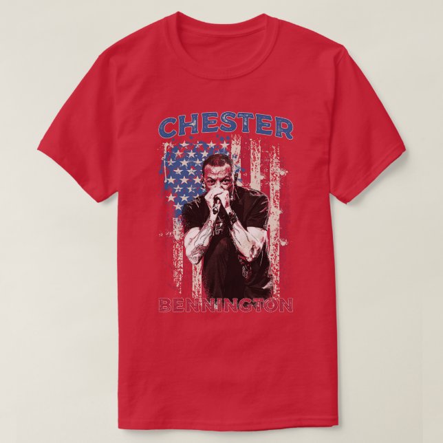 Chester Bennington T Shirt (Design framsida)