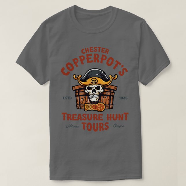 Chester Copperpots Treasure Hunt Tours T Shirt (Design framsida)