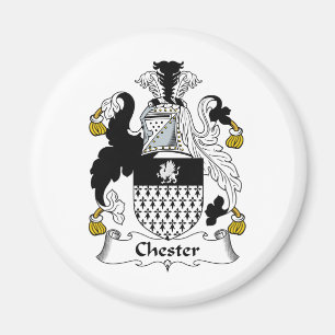 Chester familjvapensköld magnet