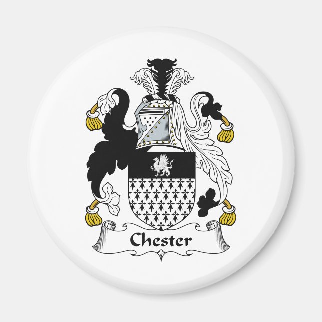 Chester Family Crest Magnet (Framsidan)