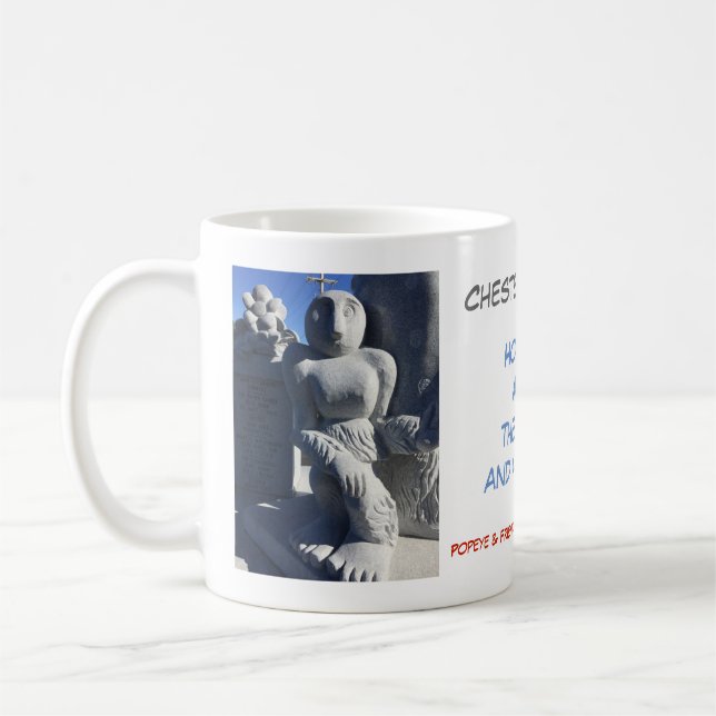 Chester Illinois - som är hem- av Alice goonen Kaffemugg (Vänster)