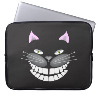 "Chester katten" som ler gullig cheshire kattunge Laptop Sleeve