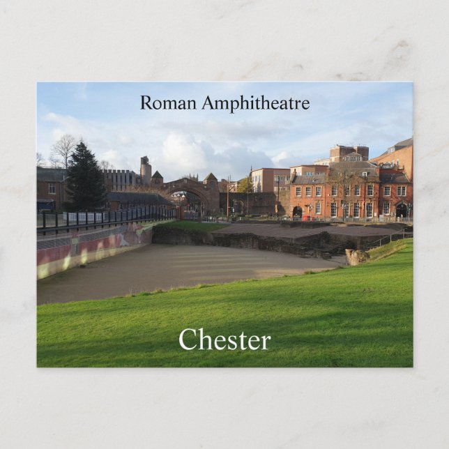 Chester Roman Amphitheater Vykort (Framsida)