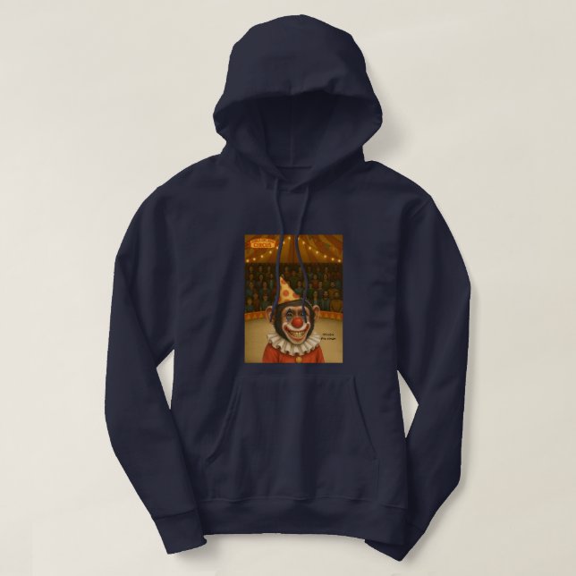 Chester schimpansclown hoodie (Design framsida)