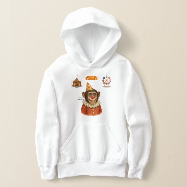Chester schimpansclownen t shirt (Laydown)