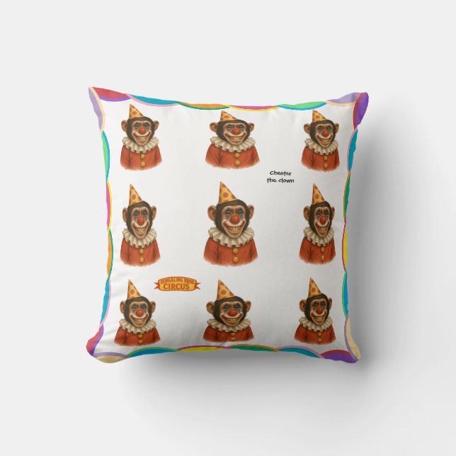 Chester the chimp clown kudde (Framsida)