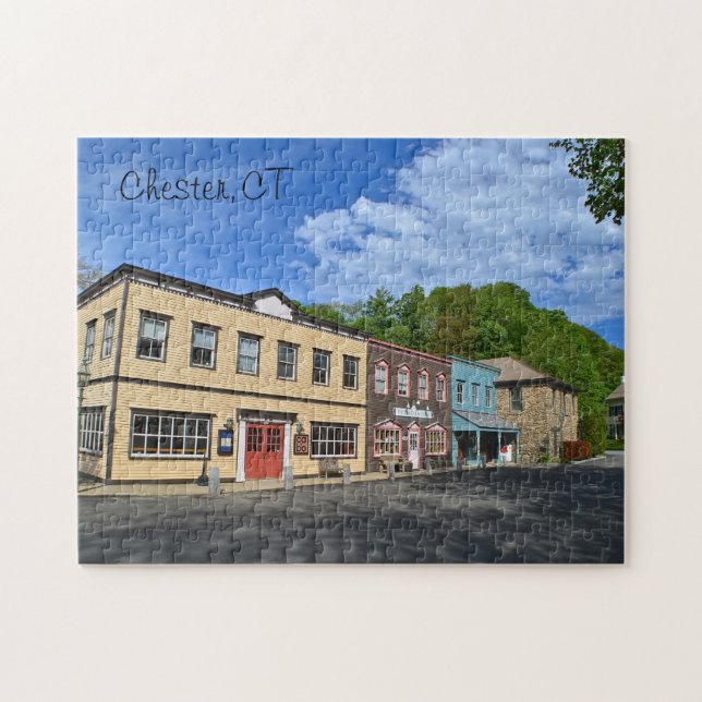 Chester Village Puzzle Pussel (Horisontell)