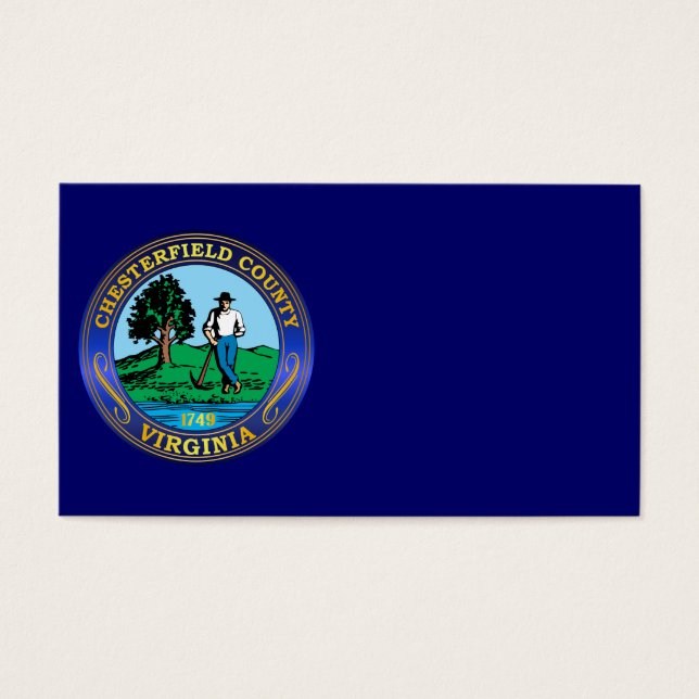 Chesterfield County Visitkort (Framsidan)