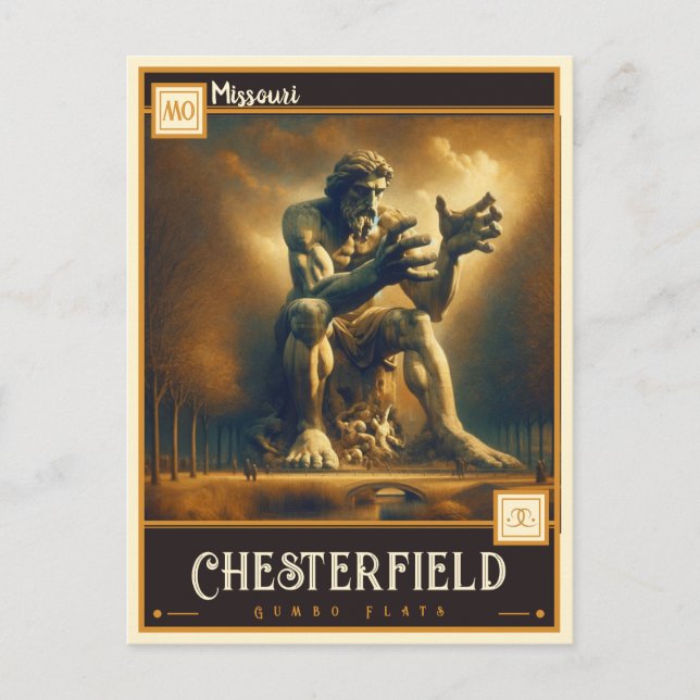 Chesterfield, Missouri | VINTAGE Vykort (Framsida)
