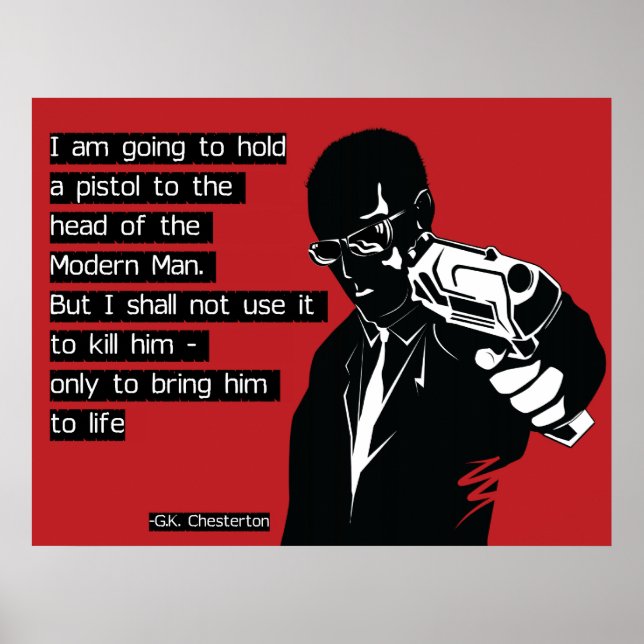 Chesterton Modern Man Poster (Framsidan)