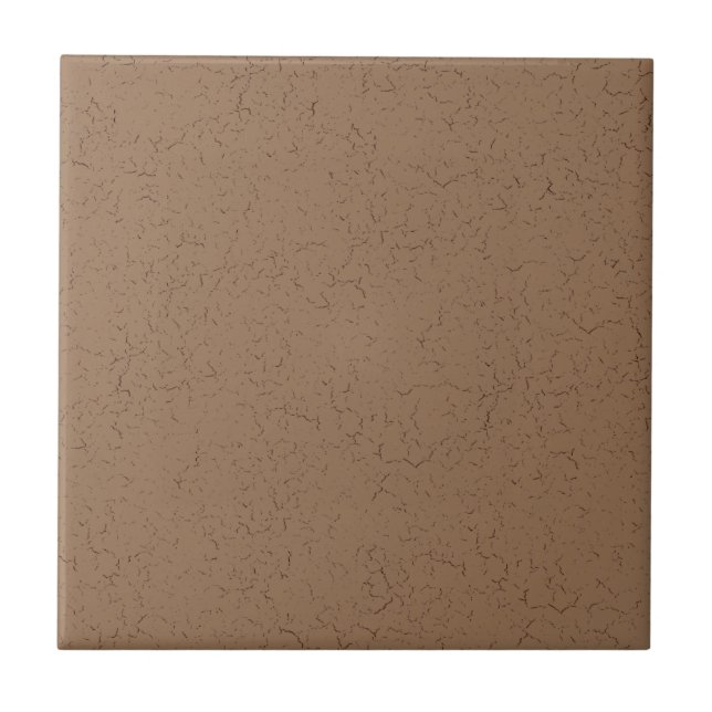 Chestnut Brown Crackle Glaze Solid Färg Tile Kakelplatta (Framsidan)