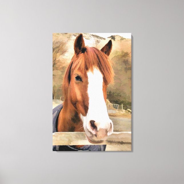 CHESTNUT HORSE CANVASTRYCK (Framsida)