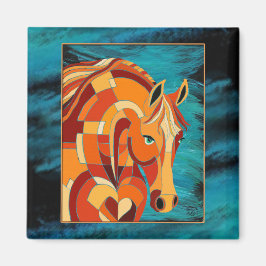 Chestnut Horse Magnet