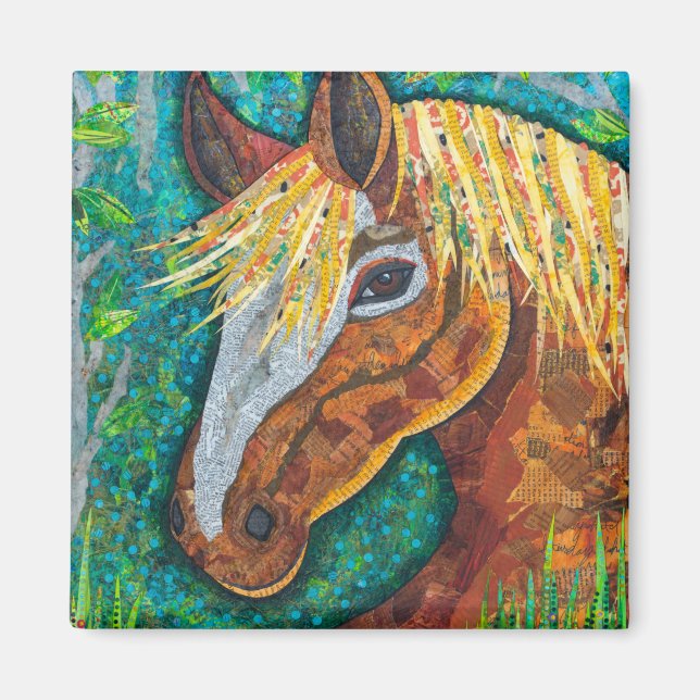 Chestnut Horse Magnet (Framsidan)