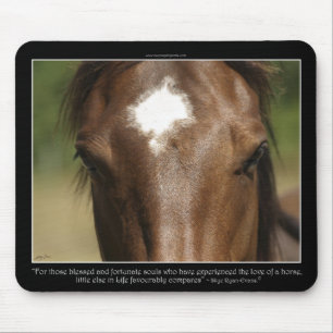 Chestnut Horse Mousepad Musmatta