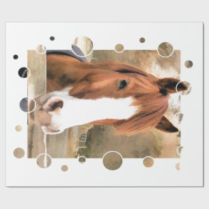 CHESTNUT HORSE PRESENTPAPPER