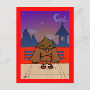 Chestnut i Kimono-vykort Vykort