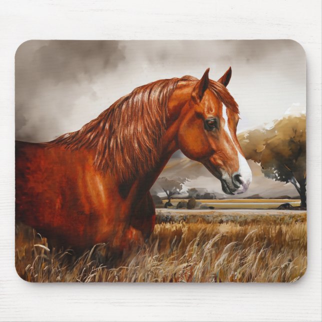 Chestnut Morgan Horse Musmatta (Framsidan)