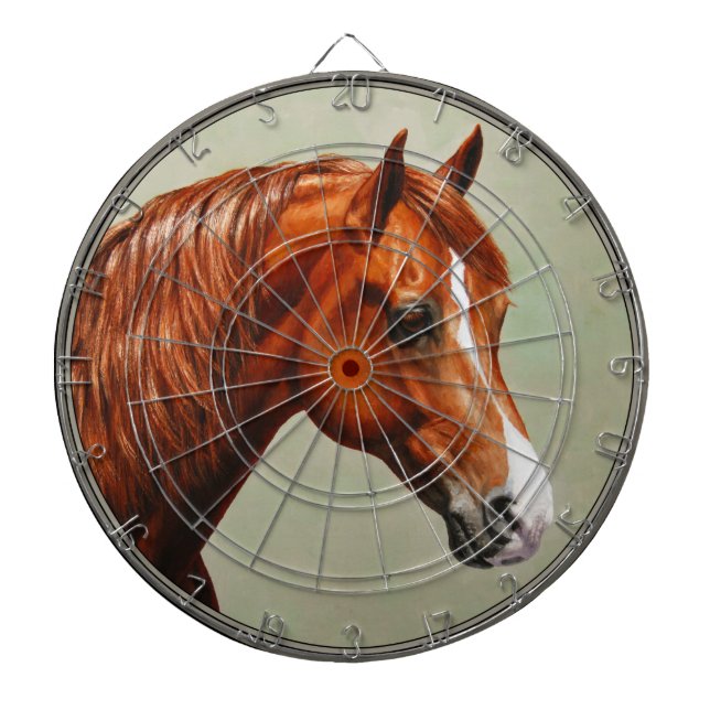Chestnut Morgan Horse Piltavla (Framsidan)