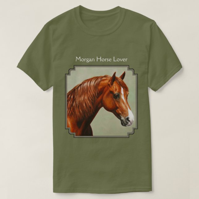 Chestnut Morgan Horse Tröja (Design framsida)