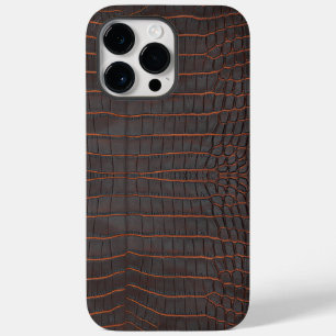 Chestnut Nile Crokodile Struktur Skriv ut