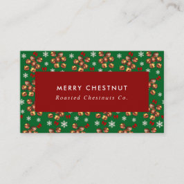 Chestnut Seller | Rostad Chestnut Vendor Visitkort