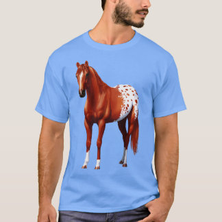 Chestnut Sorrel Quarter Horse Appaloosa Stallion T Shirt