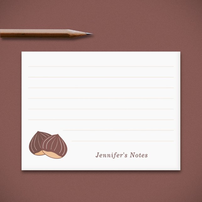 Chestnut Sticky Notes Post-it Block (Chestnut Sticky Notes)