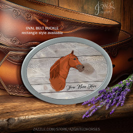 Chestnut Tennessee Walker Wood Design