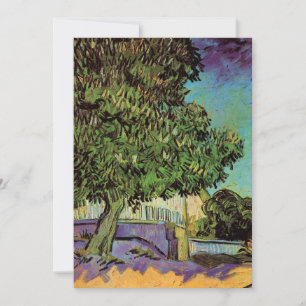 Chestnut Träd i Blommar av Vincent van Gogh