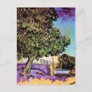 Chestnut Träd i Blommar, Vincent van Gogh Vykort