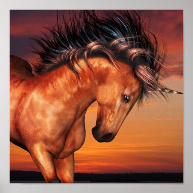 Chestnut Unicorn Poster (Framsidan)