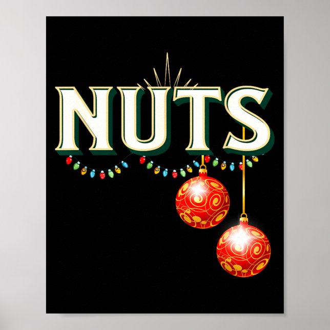 Chestnuts Matching Christmas Family Funny Chest Nu Poster (Framsidan)