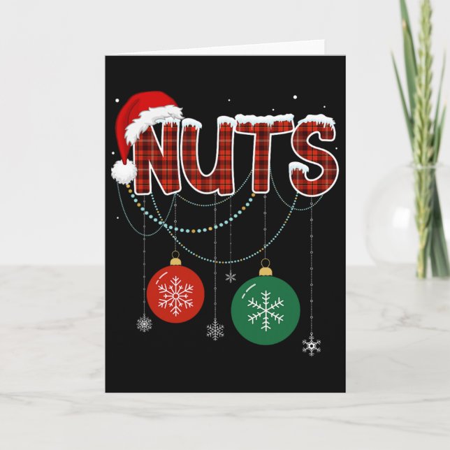 Chestnuts Matching Family Fun Couples Chest Nuts C Kort (Framsida)