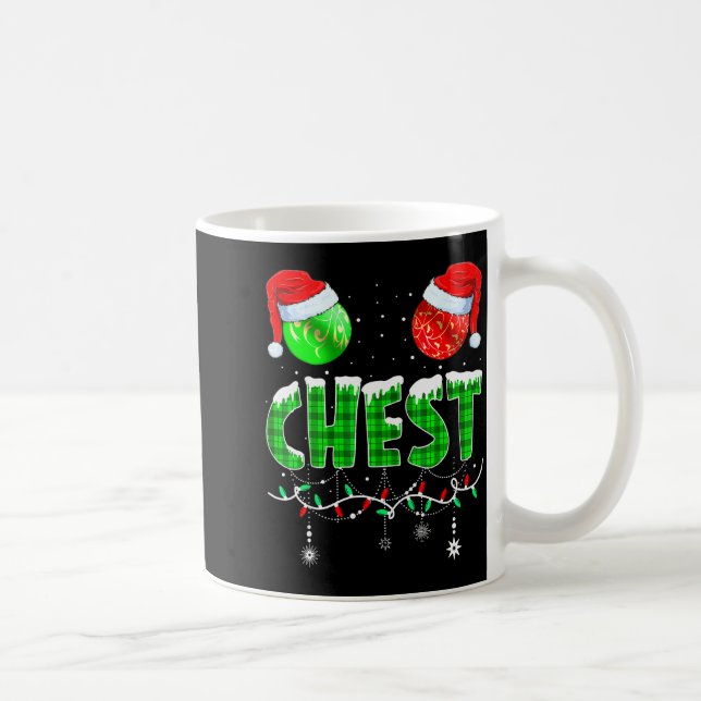 Chestnuts Matching Family Funny Chest Nuts Christm Kaffemugg (Höger)