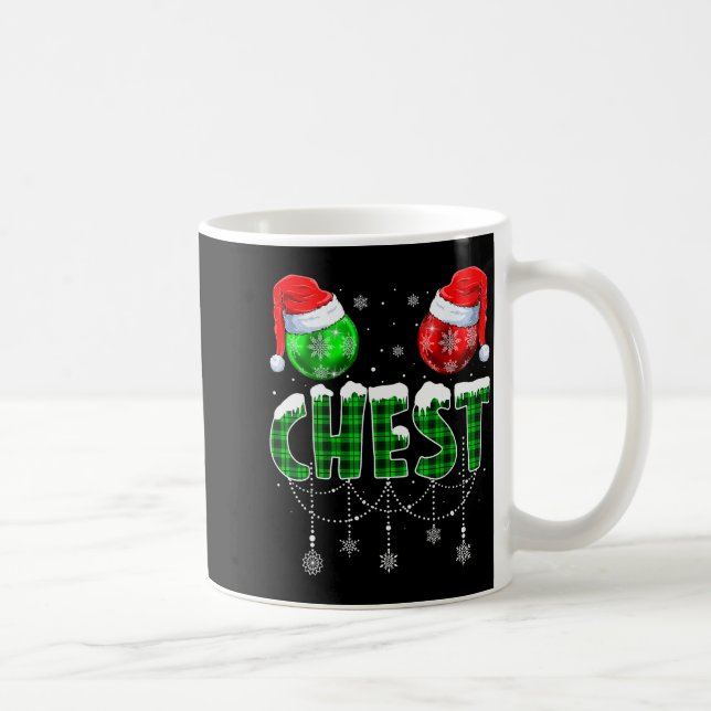 Chestnuts Matching Family Funny Chest Nuts Christm Kaffemugg (Höger)