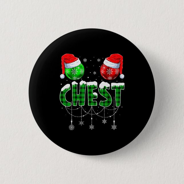 Chestnuts Matching Family Funny Chest Nuts Christm Knapp (Framsida)