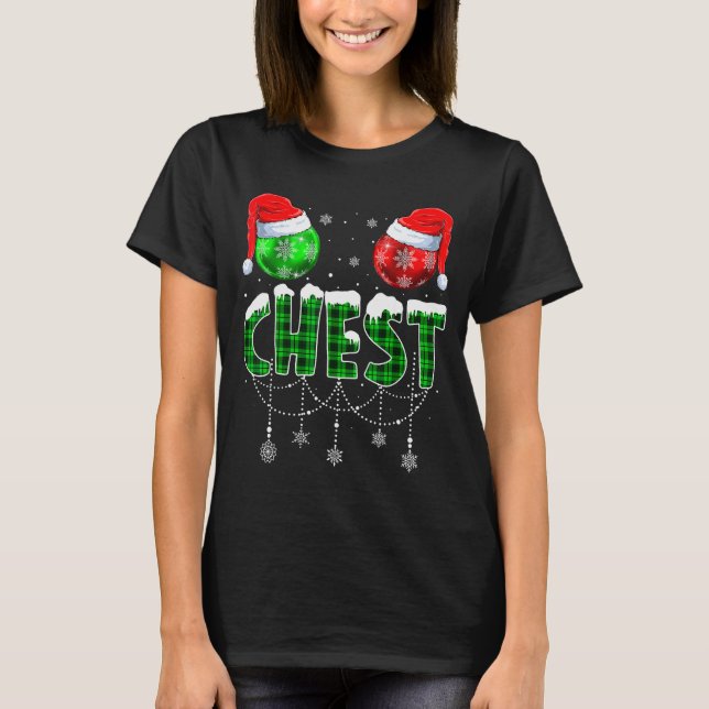 Chestnuts Matching Family Funny Chest Nuts Christm T Shirt (Framsida)