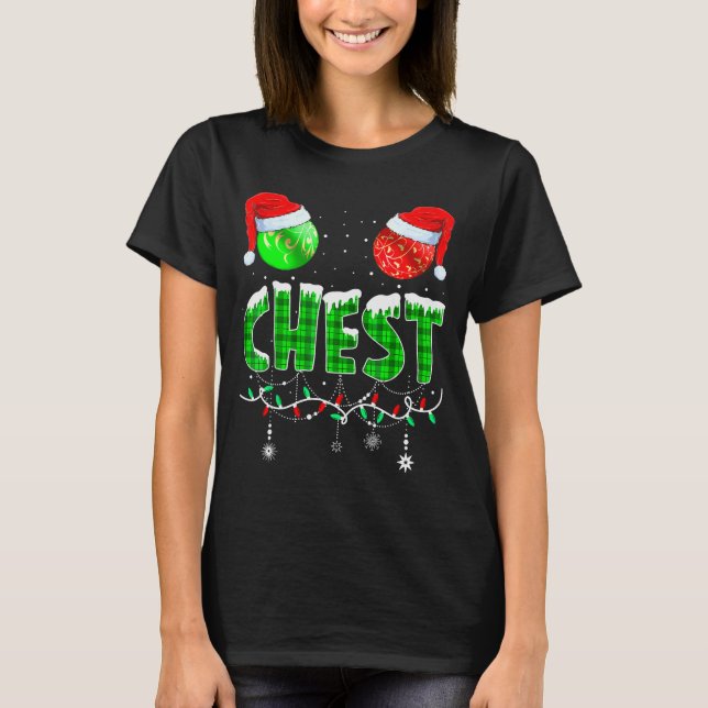 Chestnuts Matching Family Funny Chest Nuts Christm T Shirt (Framsida)
