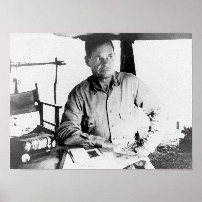 Chesty Puller On Guadalcanal - WW2 1942 Poster (Framsidan)