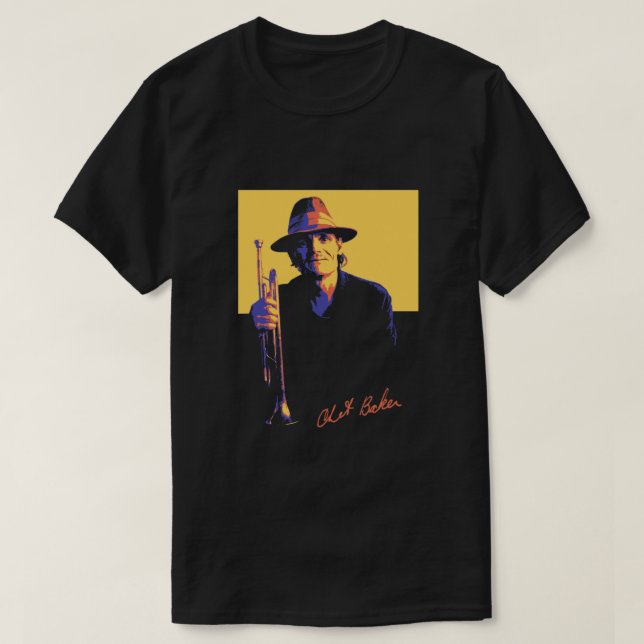 Chet Baker T Shirt (Design framsida)