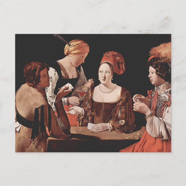 Chetern (med Ace of Diamonds) - 1635 Vykort (Framsida)