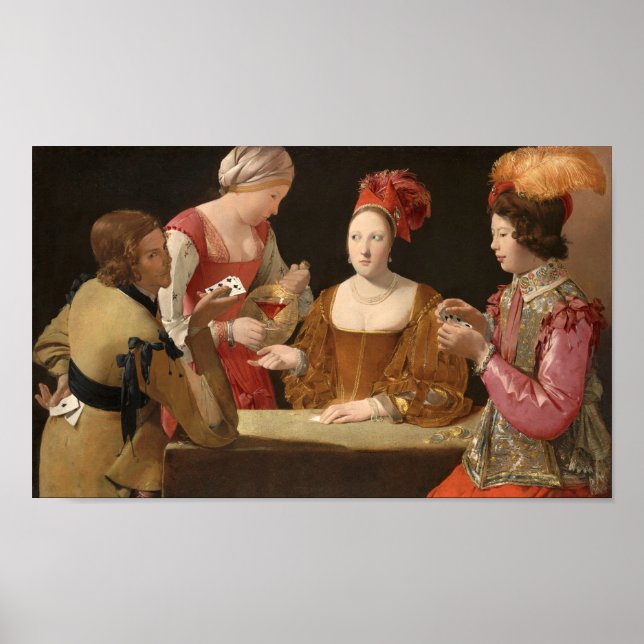 Chetern med Ace of Klubbs, La Tour Poster (Framsidan)