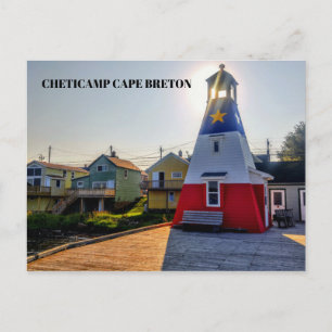 Cheticamp Cape Breton fyr Vykort
