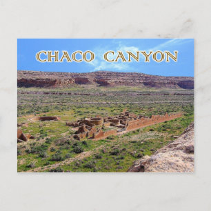 Chetro Ketl i Chaco Canyon, New mexico Vykort