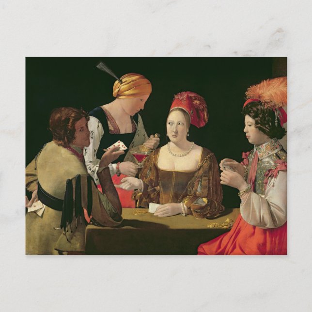 Chettan med Ace of Diamonds Vykort (Framsida)