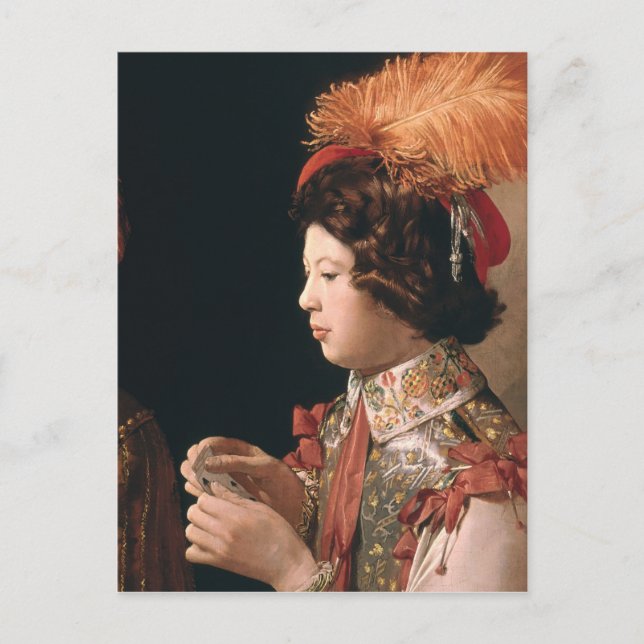 Chettan med Ace of Diamonds Vykort (Framsida)